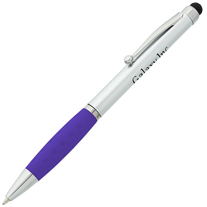 Custom Jada Stylus Twist Pen - Silver