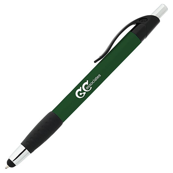 Custom Simplistic Stylus Grip Pen - Metallic