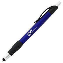 Custom Simplistic Stylus Grip Pen - Metallic