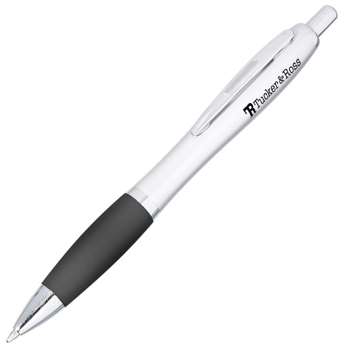 Custom Curvy Pen - Silver Brights - Gel