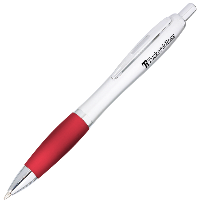 Custom Curvy Pen - Silver Brights - Gel