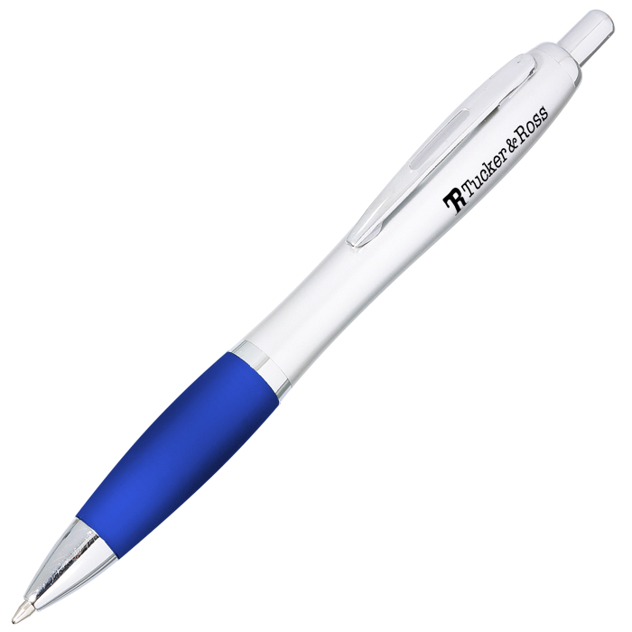 Custom Curvy Pen - Silver Brights - Gel
