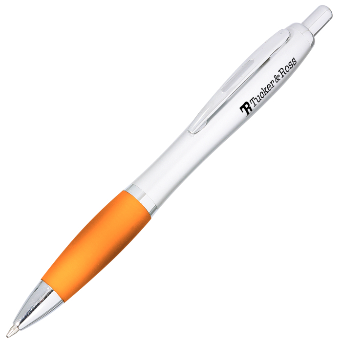 Custom Curvy Pen - Silver Brights - Gel