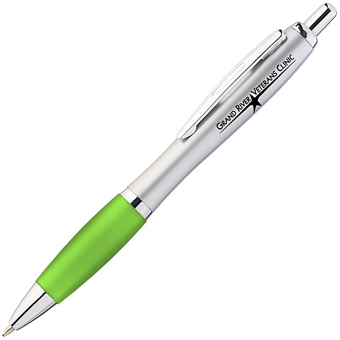 Custom Curvy Pen - Silver Fresh - Gel