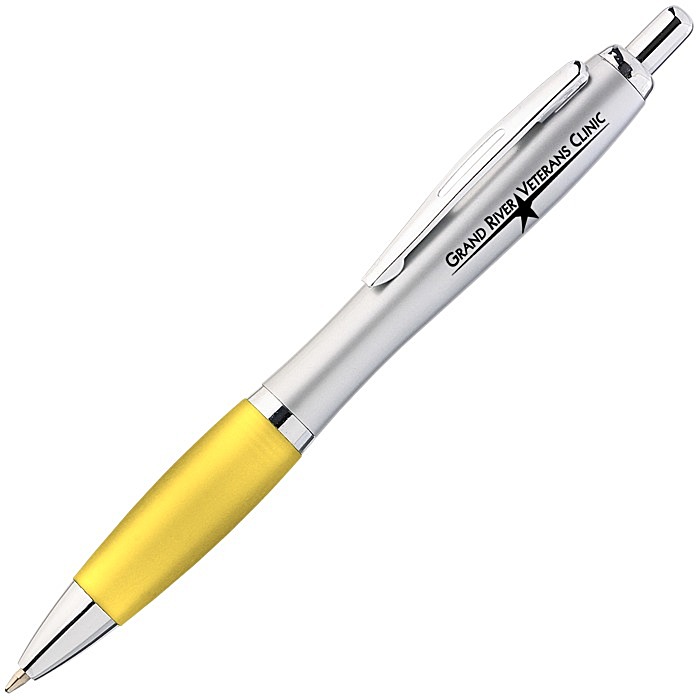 Custom Curvy Pen - Silver Fresh - Gel