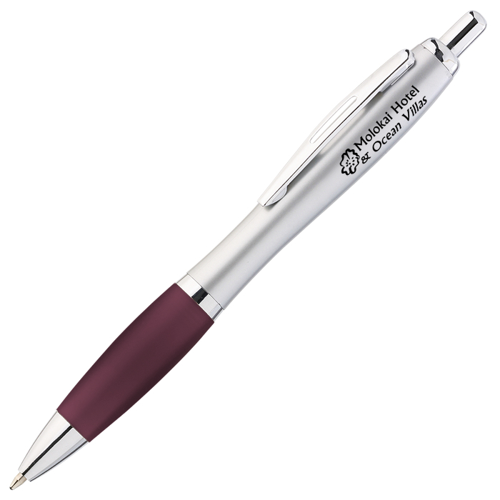 Custom Curvy Pen - Silver Sunset - Gel