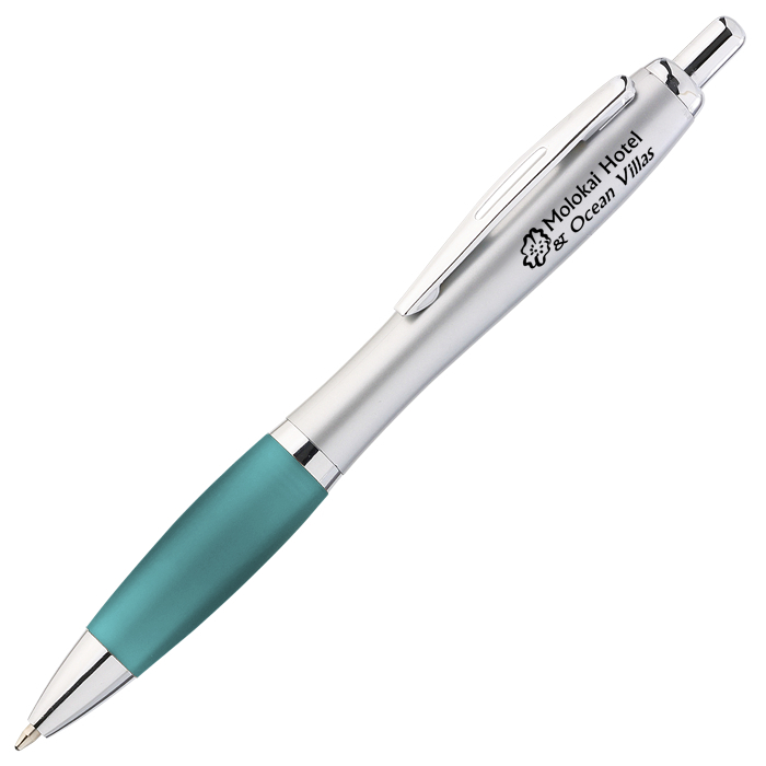Custom Curvy Pen - Silver Sunset - Gel