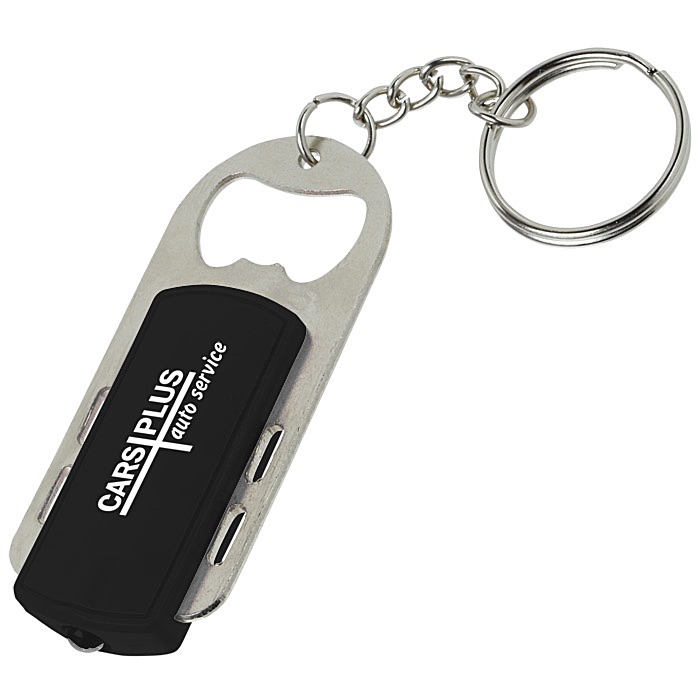 Custom Dual Bottle Opener Key Light