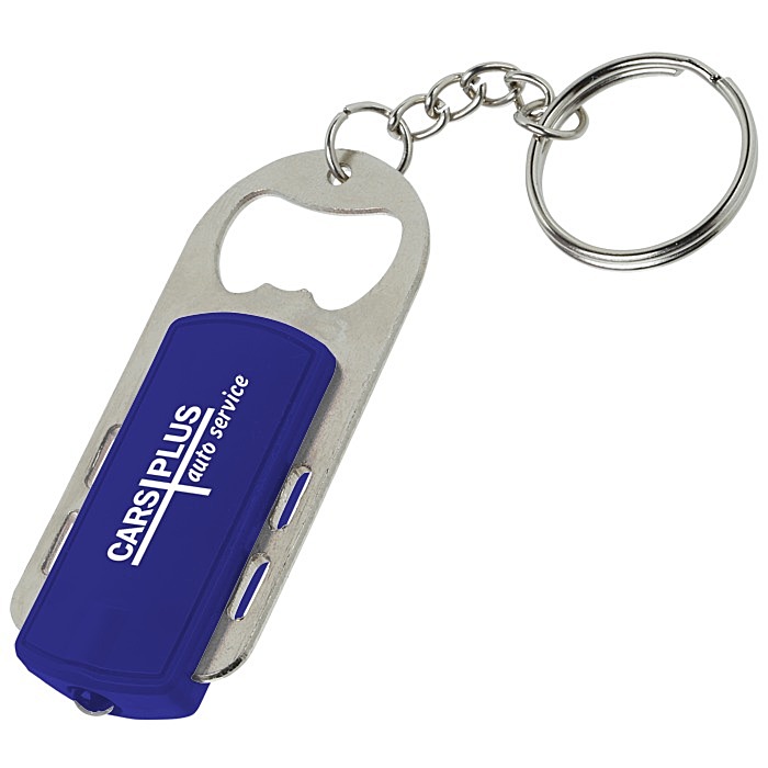 Custom Dual Bottle Opener Key Light