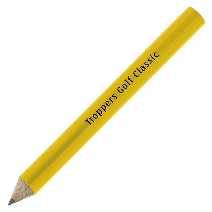 Custom Round Golf Pencil