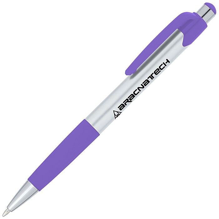 Custom Mardi Gras Pen - Silver
