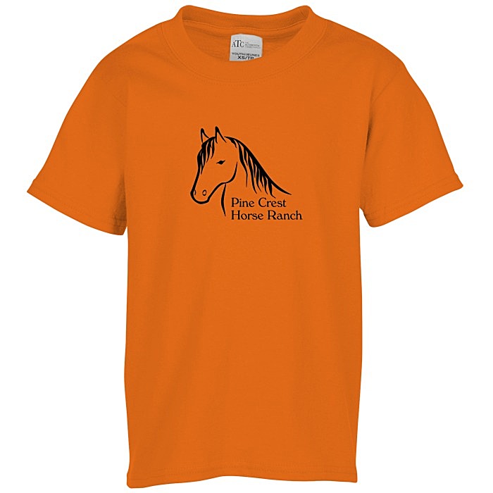 Custom Everyday Cotton T-Shirt - Youth - Colours - Screen