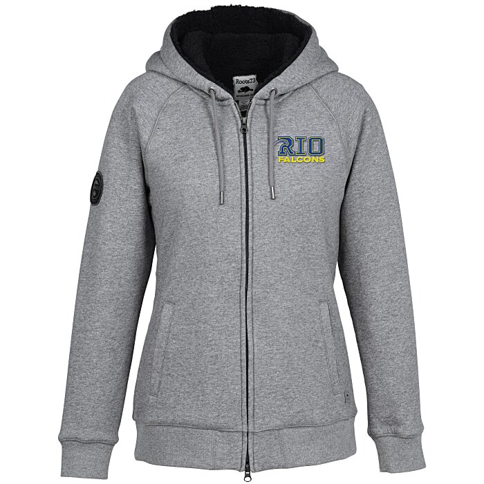 Custom Roots73 Copperbay Sherpa-Lined Full-Zip Hoodie - Ladies'