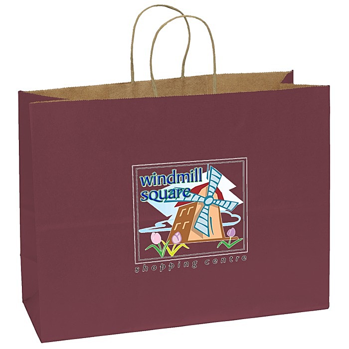 Custom Matte Shopping Bag - 12