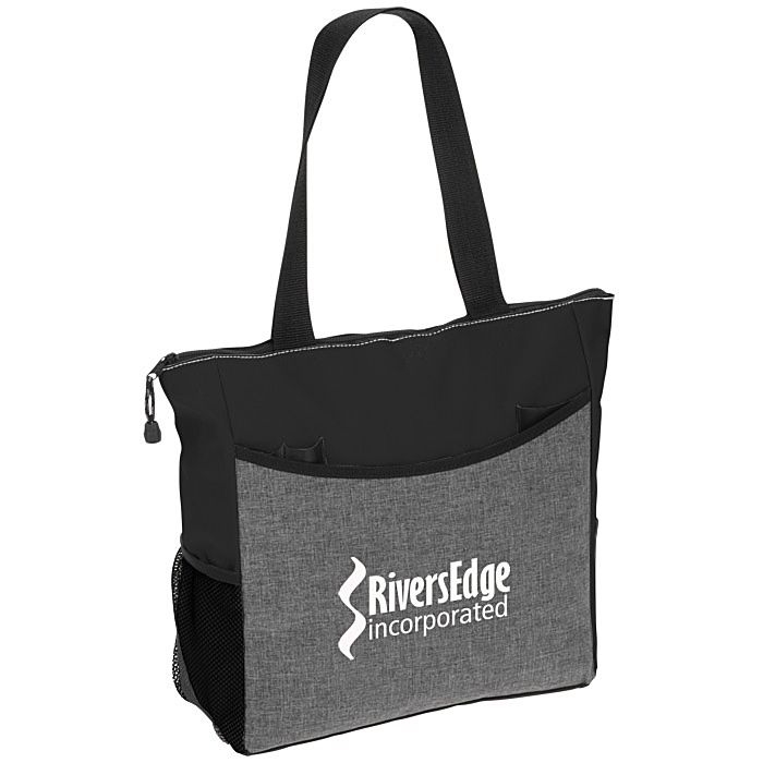 Custom Heathered Two-Tone Tote
