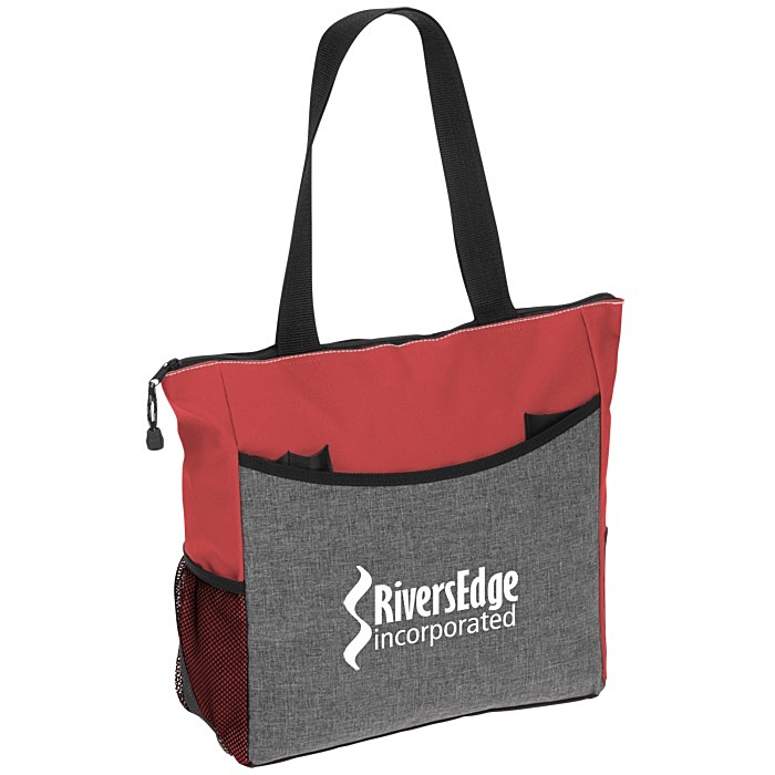 Custom Heathered Two-Tone Tote