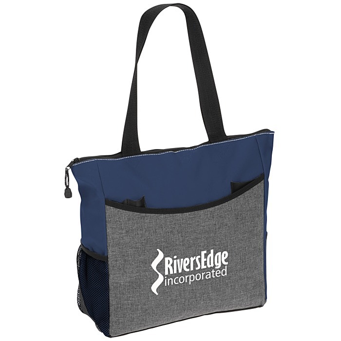 Custom Heathered Two-Tone Tote