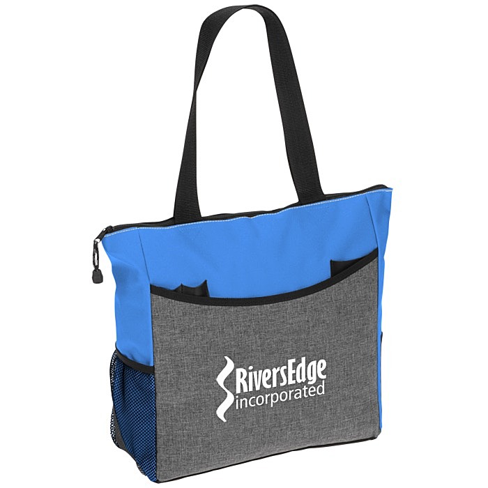 Custom Heathered Two-Tone Tote