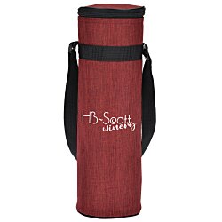 Custom Heathered Wine Cooler Tote - Closeout