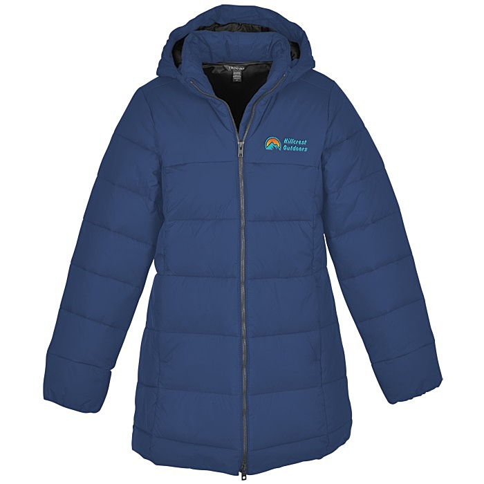 Custom Geneva Long Packable Puffer Jacket - Ladies'