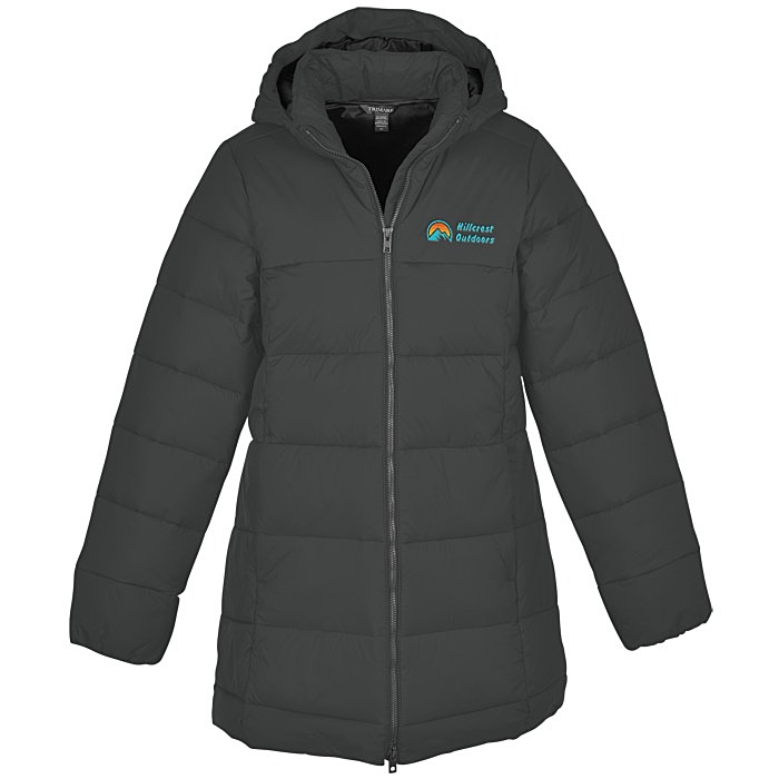 Custom Geneva Long Packable Puffer Jacket - Ladies'