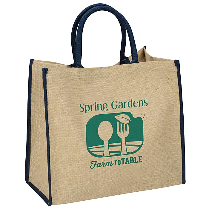 Custom Jute Shopping Tote