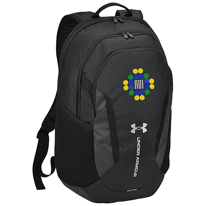 Custom Under Armour Team Hustle 6.0 Backpack - Embroidered