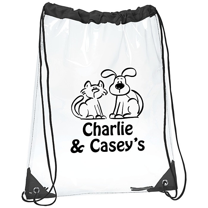 Custom Touchdown Clear Sportpack - 16 3/4 inches x 13 3/4 inches