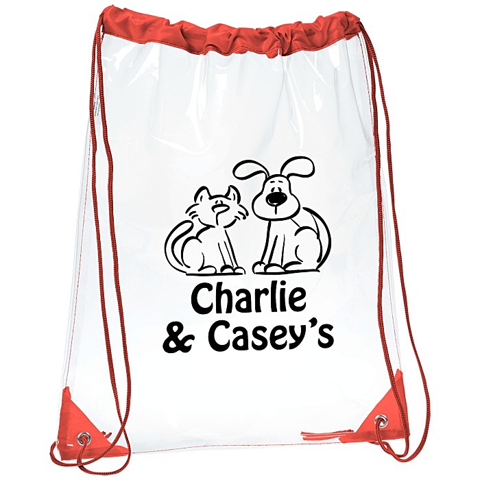 Custom Touchdown Clear Sportpack - 16 3/4 inches x 13 3/4 inches
