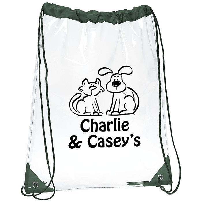Custom Touchdown Clear Sportpack - 16 3/4 inches x 13 3/4 inches