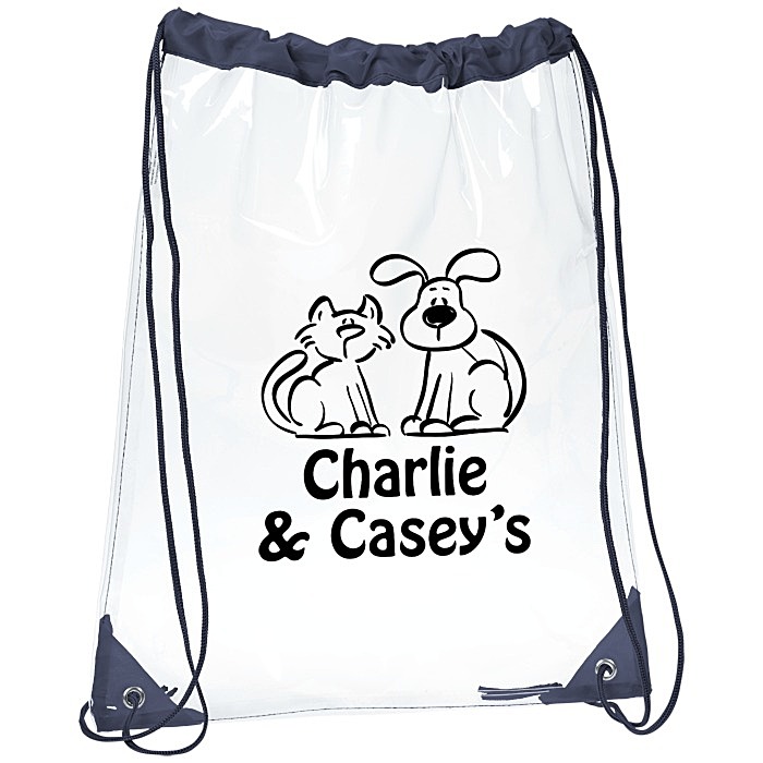 Custom Touchdown Clear Sportpack - 16 3/4 inches x 13 3/4 inches