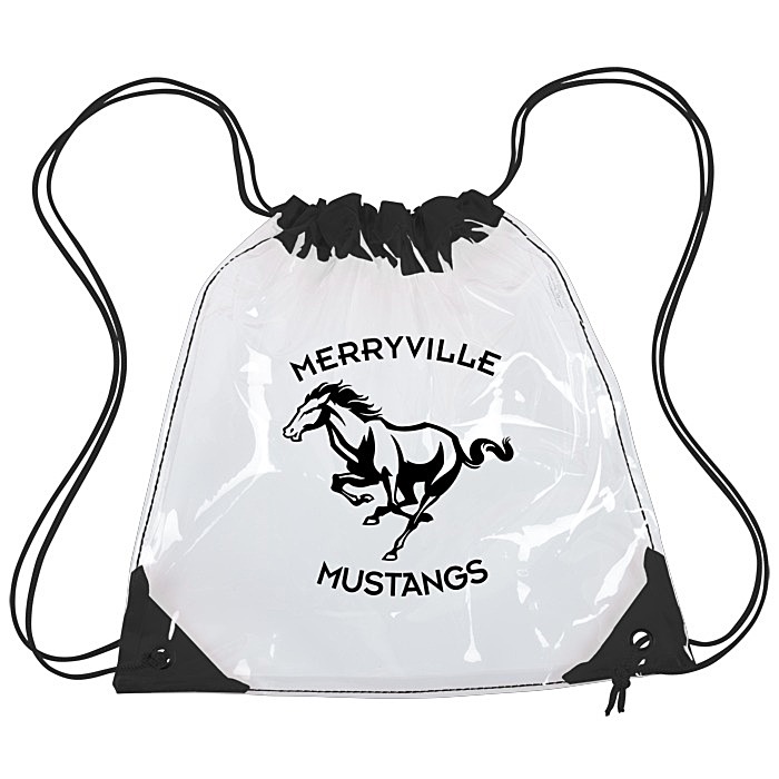 Custom Touchdown Clear Sportpack - 12 inches x 11 1/2 inches