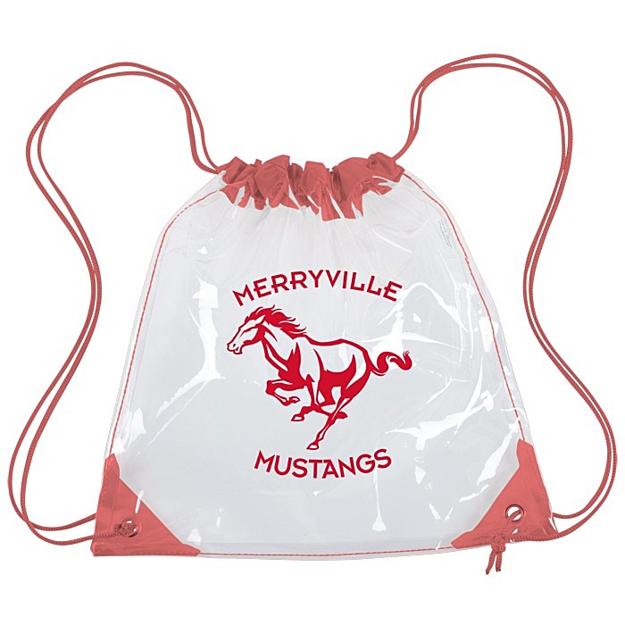 Custom Touchdown Clear Sportpack - 12 inches x 11 1/2 inches