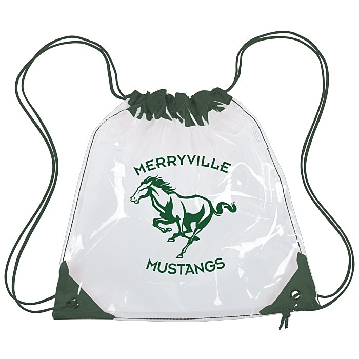 Custom Touchdown Clear Sportpack - 12 inches x 11 1/2 inches