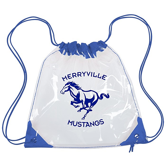 Custom Touchdown Clear Sportpack - 12 inches x 11 1/2 inches
