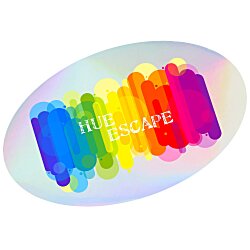 Custom Holographic Sticker - Oval - 3