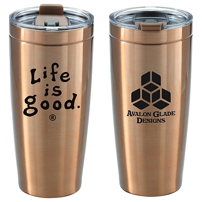 Custom Life is Good Vacuum Tumbler - 20 oz - LIG