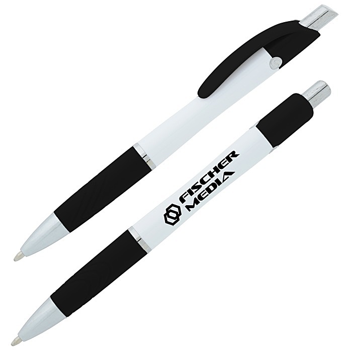 Custom Souvenir Emblem Pen - White