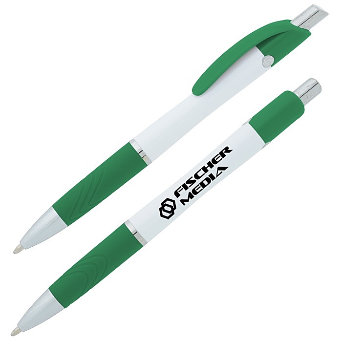 Custom Souvenir Emblem Pen - White