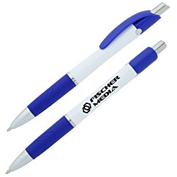 Custom Souvenir Emblem Pen - White