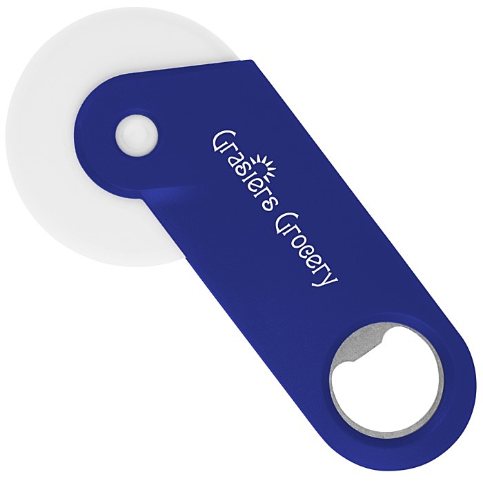 Custom Pizza Cutter with Bottle Opener