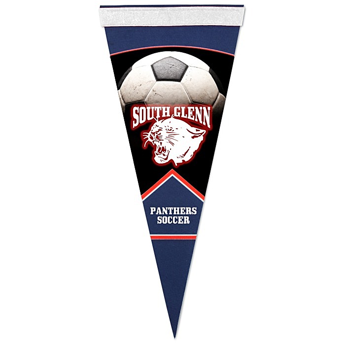 Custom Premium Pennant - 8 inches x 18 inches