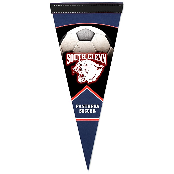 Custom Premium Pennant - 8 inches x 18 inches