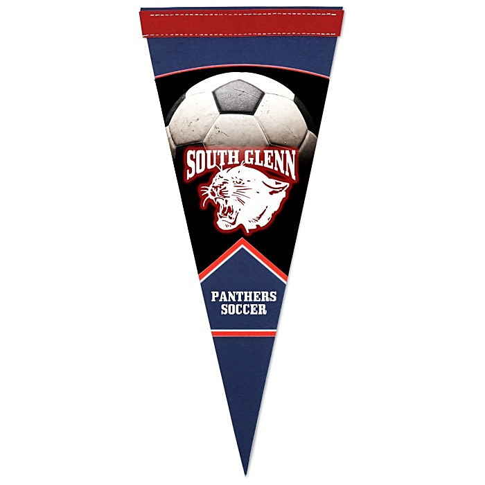 Custom Premium Pennant - 8 inches x 18 inches