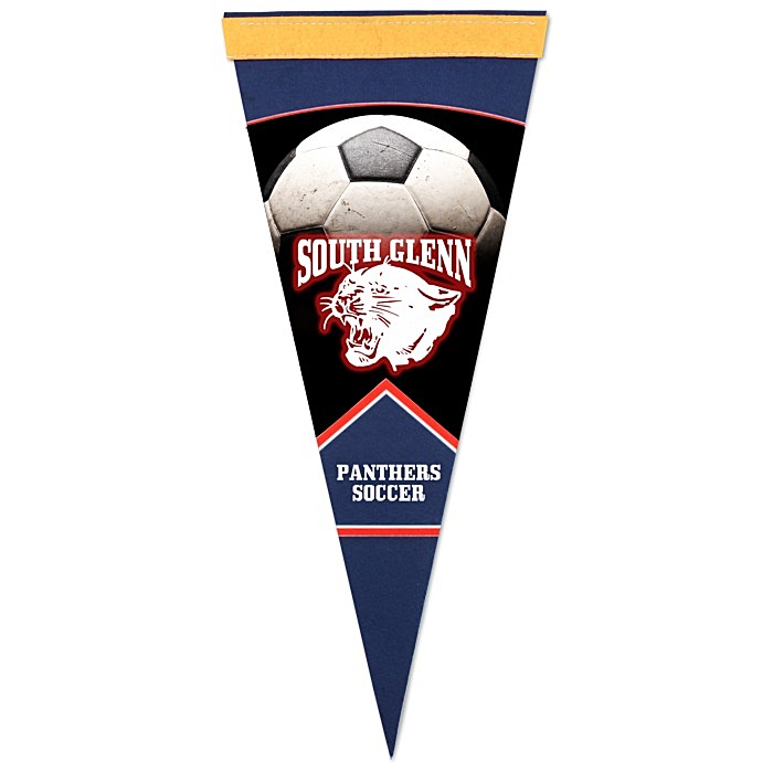 Custom Premium Pennant - 8 inches x 18 inches