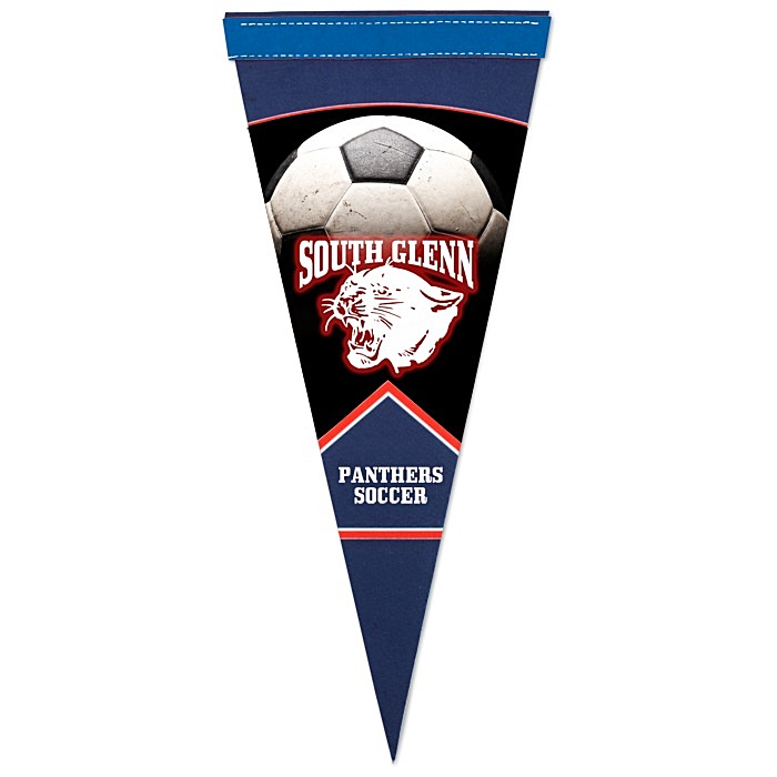 Custom Premium Pennant - 8 inches x 18 inches