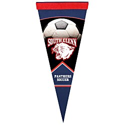 Custom Premium Pennant - 8 inches x 18 inches