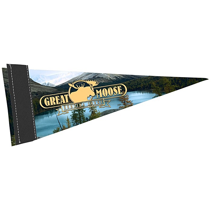 Custom Premium Pennant - 4 inches x 10 inches
