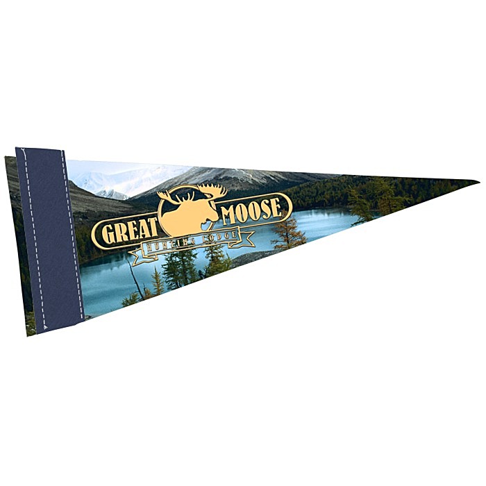 Custom Premium Pennant - 4 inches x 10 inches