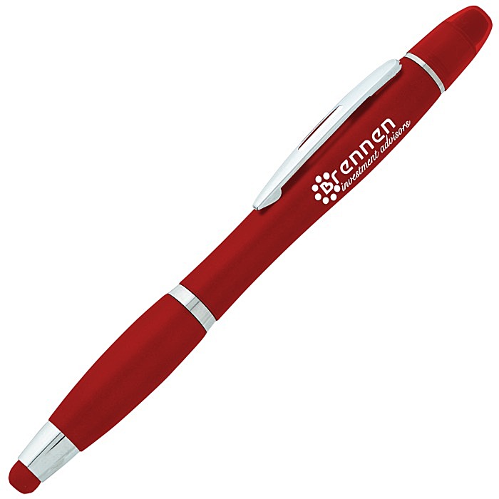 Custom Curvy Stylus Twist Pen/Gel Highlighter
